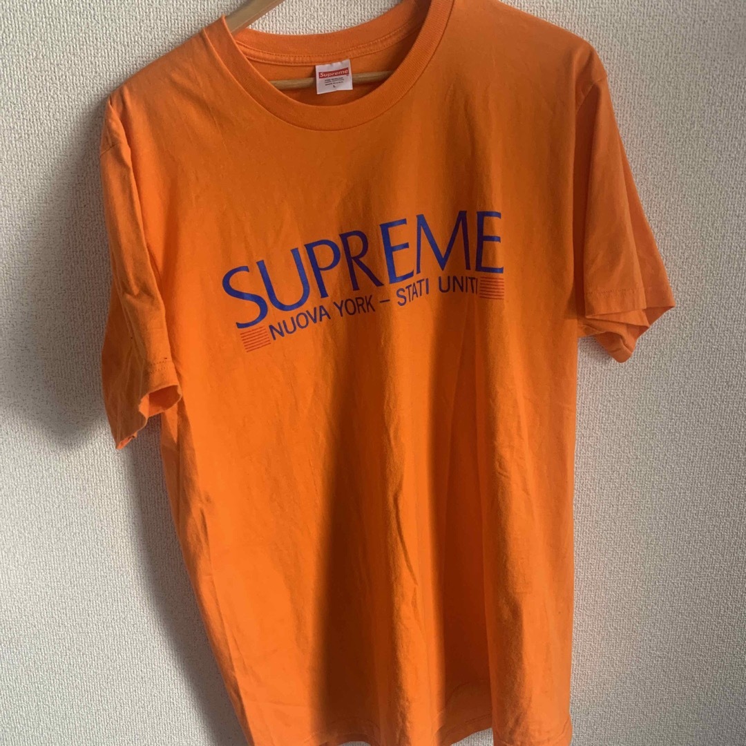 supreme Tシャツ　Ｌ　白　数回着用