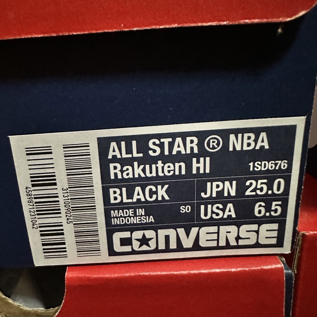 ALL STAR NBA Rakuten HI 25.0cm 1800足限定品