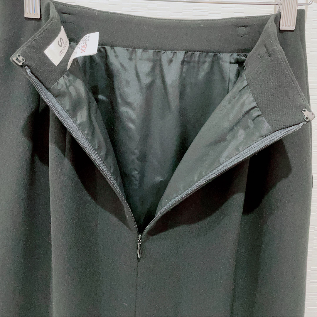 CECI OU CELA(セシオセラ)の【CECI OU CELA】ロング タイト スカート ブラック フォーマル レディースのスカート(ロングスカート)の商品写真