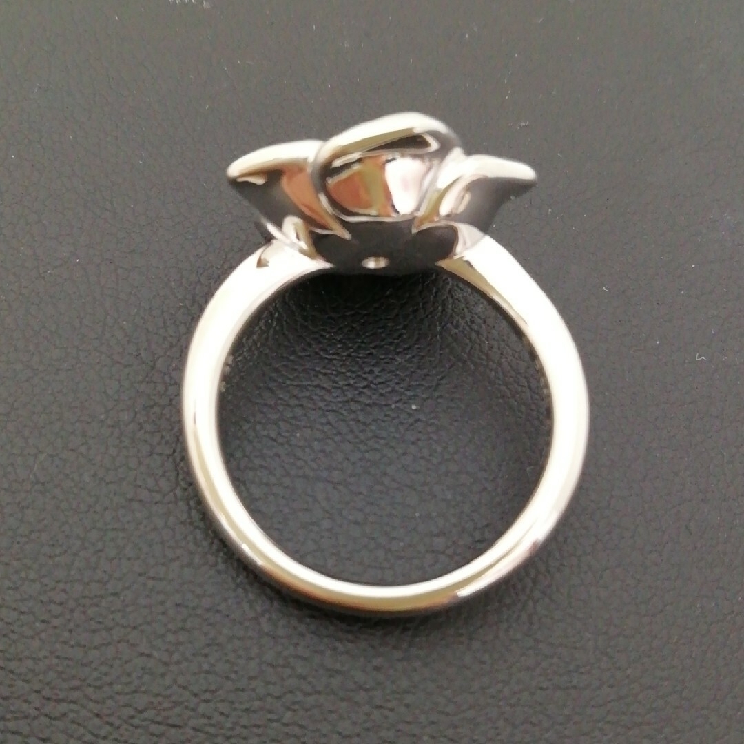 Pt950✨イエローダイヤ&ダイヤ✨🌹ローズリング🌹✨QVCジュエリー レディースのアクセサリー(リング(指輪))の商品写真