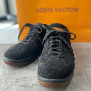 ルイヴィトン(LOUIS VUITTON)のLOUIS VUITTON　ルイヴィトン　黒　スニーカー　25.5cm(スニーカー)