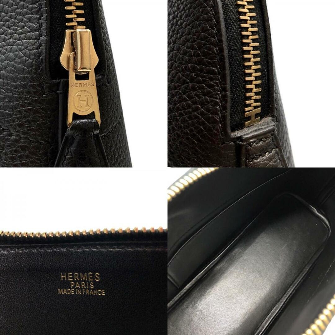 エルメス HERMES ボリード27 □F刻 ブラック ゴールド金具 フィヨルド