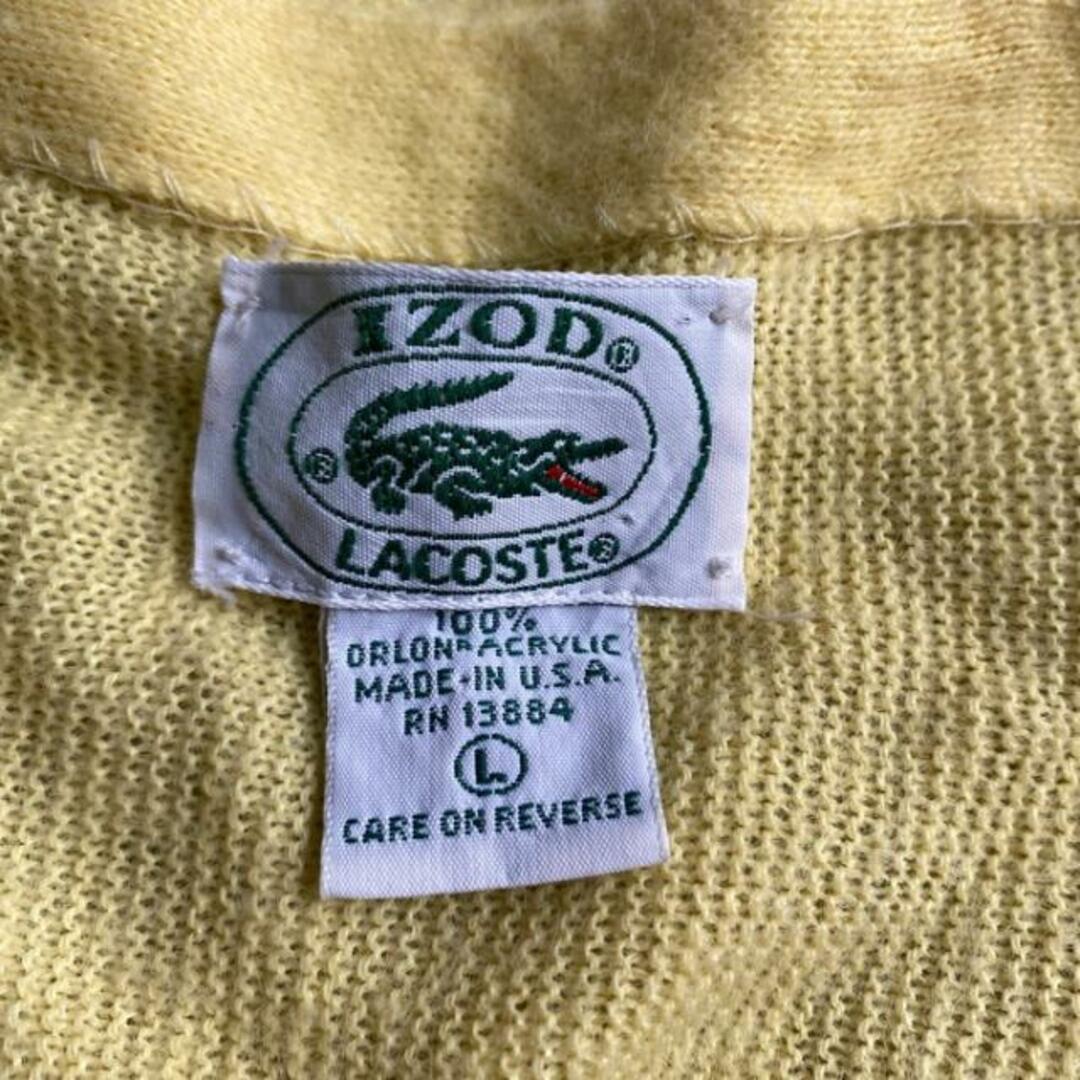 LACOSTE - 80年代 USA製 ビンテージ IZOD LACOSTE アイゾッド ラコステ