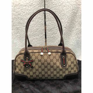 グッチ(Gucci)のGUCCIグッチ　シェリーラインGGミニボストンバッグ　プリンシー　買取見積書有(ボストンバッグ)