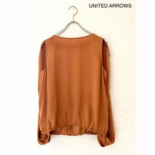 ユナイテッドアローズ(UNITED ARROWS)の【UNITED ARROWS】マットサテンドレープブラウス(シャツ/ブラウス(半袖/袖なし))