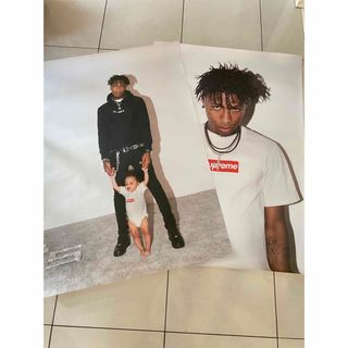非売品 Supreme NBA Youngboy ポスター2枚セット