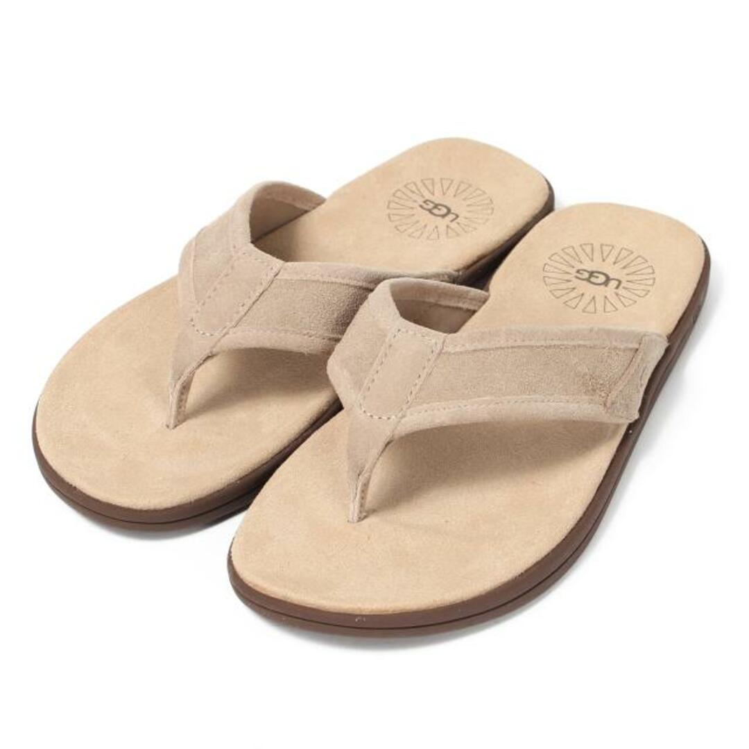 サイズ単位【新品未使用】 UGG アグ シューズ ビーチサンダル SEASIDE FLIP SUEDE シーサイドフリップスエード レザー 1138152 【US8(約26cm)/DUNE】