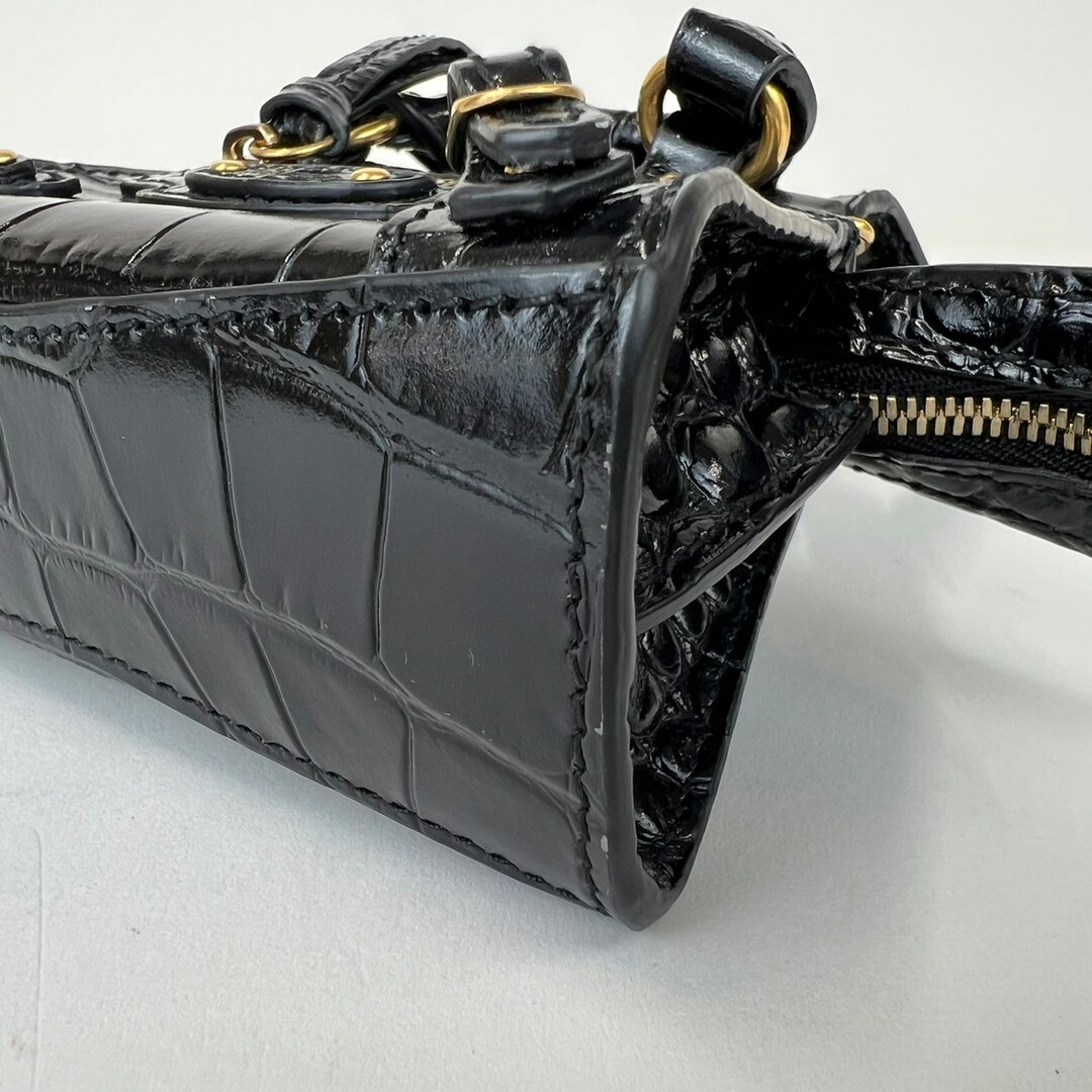 Balenciaga - 新品 BALENCIAGA バレンシアガ クロコ マイクロ