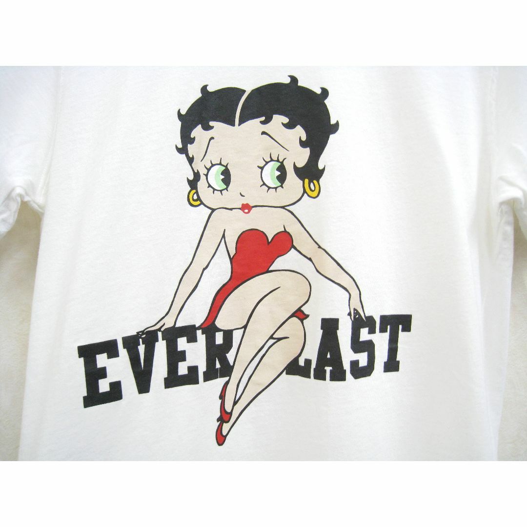 EVERLAST(エバーラスト)のエバーラスト×ベティブープ◆ベティちゃん プリント Tシャツ レディース M レディースのトップス(Tシャツ(半袖/袖なし))の商品写真