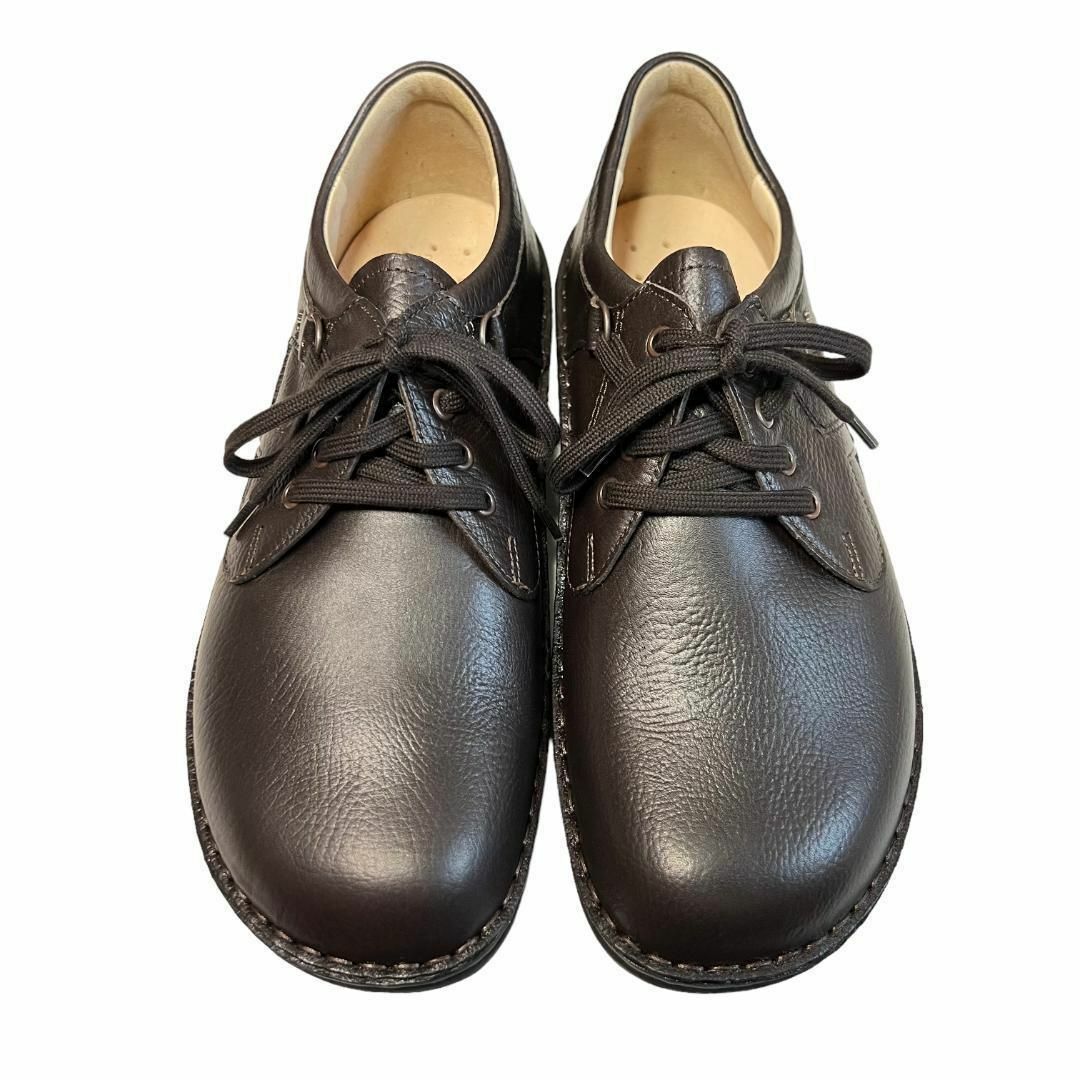 s3【NAOTO】ナオト レザー コンフォートシューズ 革靴 3ホール 40 黒