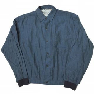 KENNETH FIELD ケネスフィールド 日本製 EZ-JAC V TENCEL イージージャックシャツジャケット M ネイビー アウター【中古】【KENNETH FIELD】(ブルゾン)