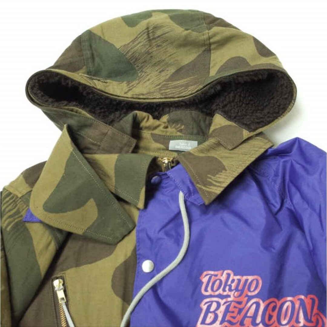 kolor BEACON カラービーコン 21AW 日本製 異素材ドッキングコート