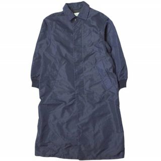 ハイク(HYKE)のHYKE ハイク 17SS 日本製 MILITARY COAT ナイロンステンカラーコート 171-17111 1 NAVY リブ ミリタリー アウター【中古】【HYKE】(スプリングコート)