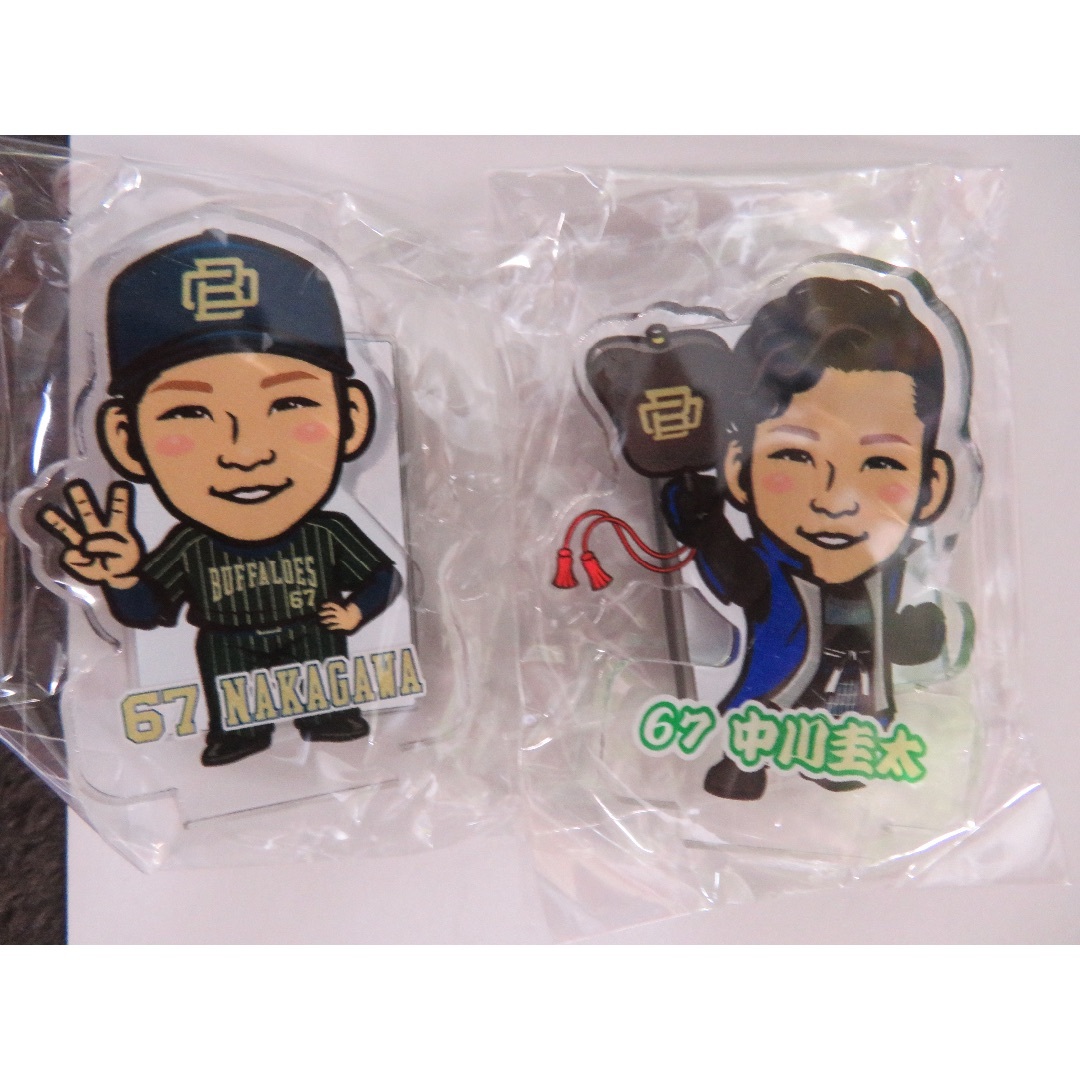 中川圭太 2個 夏の陣イラストアクスタ 2023 オリックス 中川圭太 2個 夏の陣イラストアクスタ 2023 オリックス