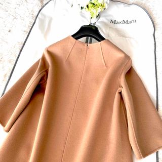 MaxMara 【最高級】クチートアマーノ  キャメル　ダブルフェイスワンピース