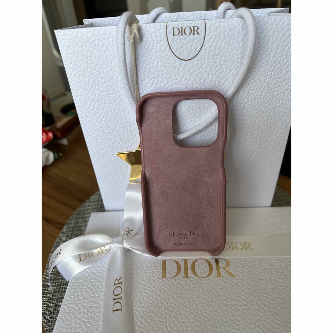 新品 DIOR ディオール iPhone14proケース  ラベンダー