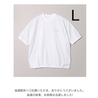 コモリ(COMOLI)のエンノイ ennoy 半袖　Tシャツ　ホワイト 白　L オーバーサイズ(Tシャツ/カットソー(半袖/袖なし))