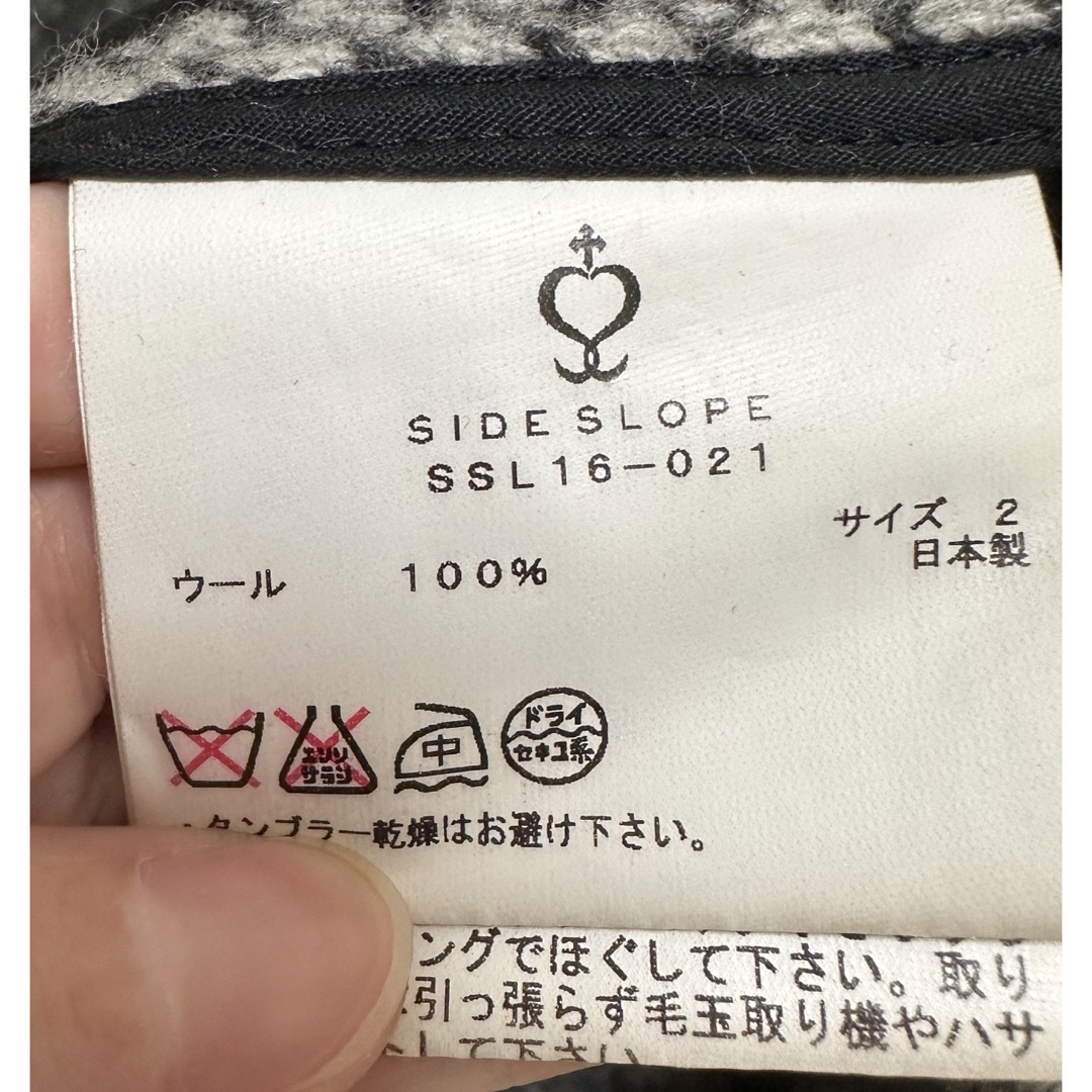 SIDE SLOPE(サイドスロープ)のside slope コート　Lサイズ メンズのジャケット/アウター(ピーコート)の商品写真