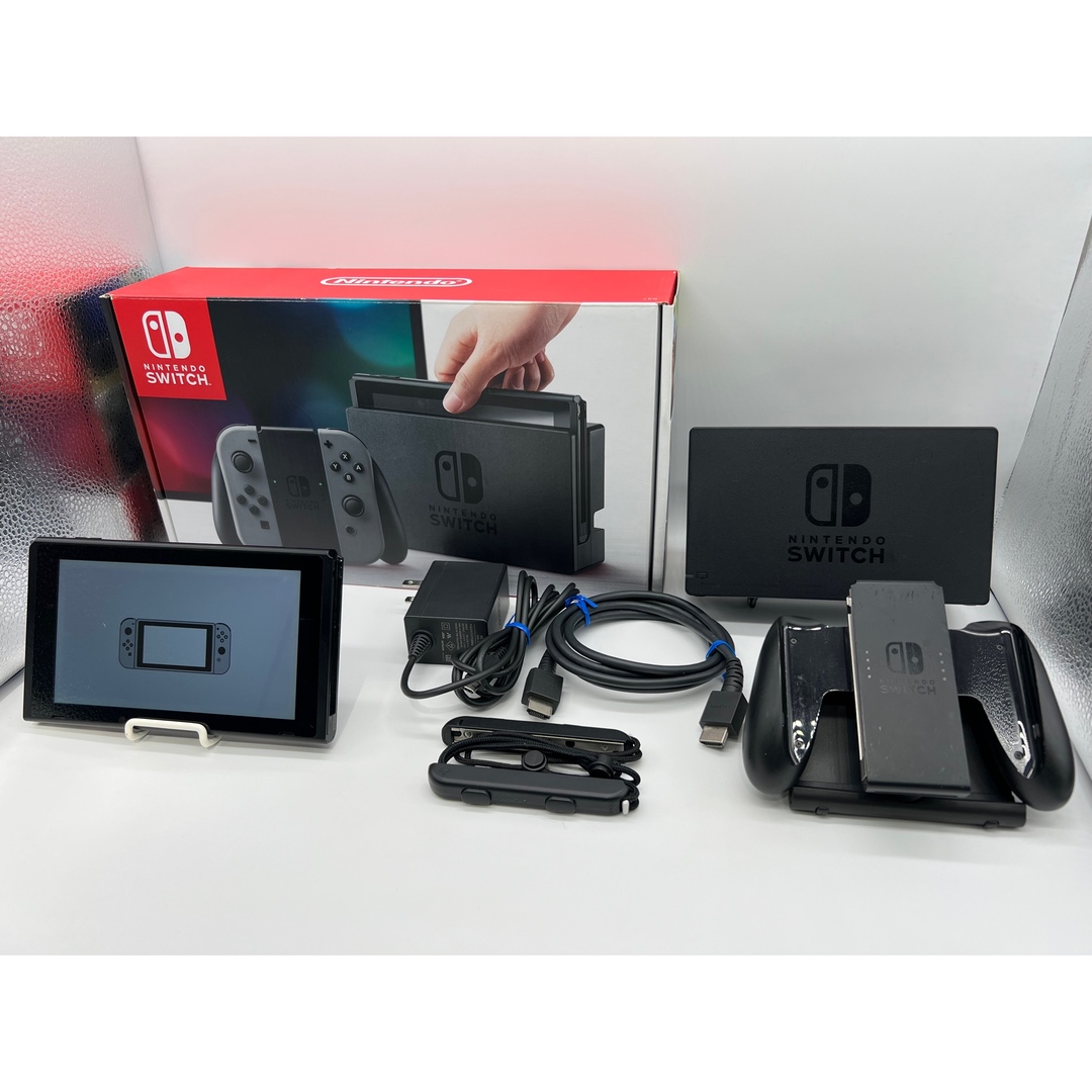 【未対策機・液晶美品】Nintendo Switch 本体 ジョイコン 動作品