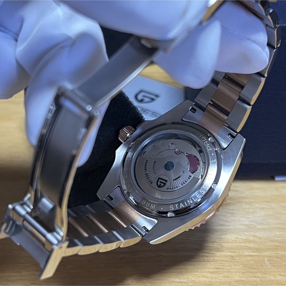 美品 パガーニデザイン(PAGANI DESIGN) GMT 腕時計 - 腕時計(アナログ)