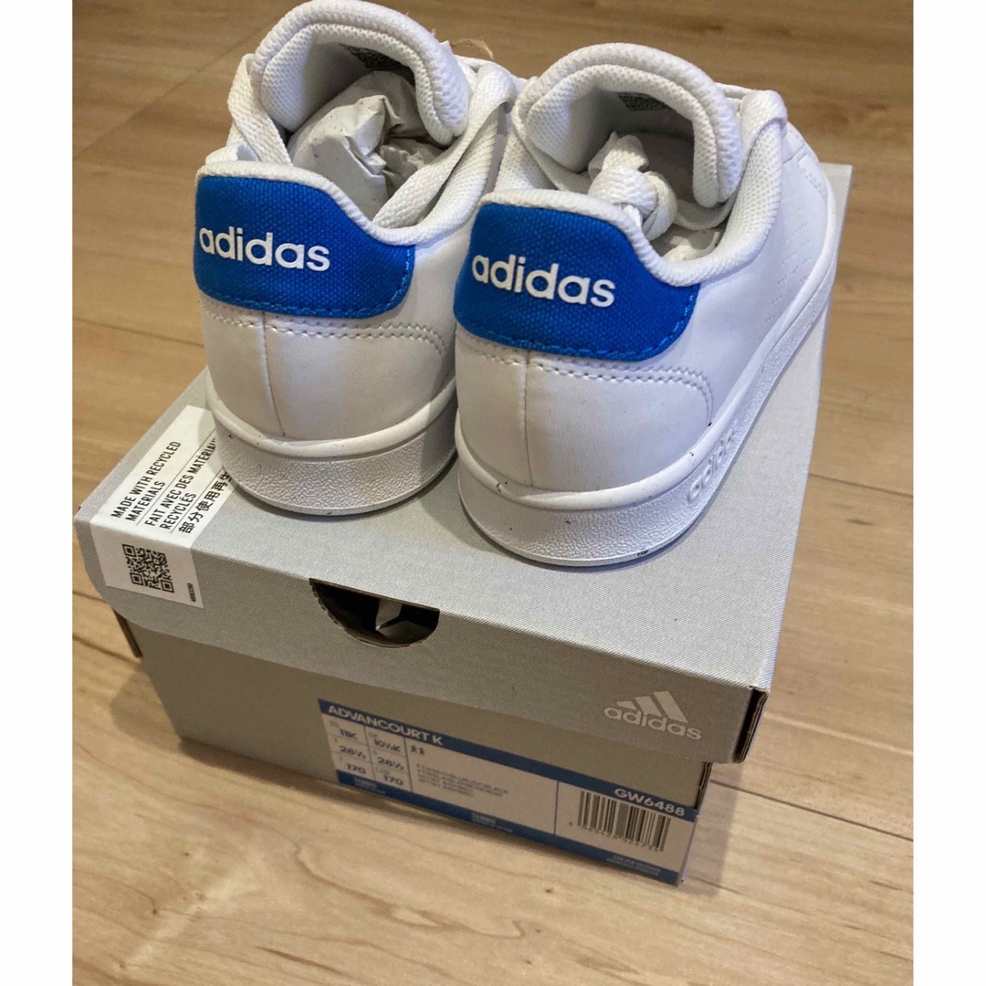 adidas(アディダス)のアディダス adidas スニーカー キッズ　17cm 男の子 女の子 キッズ/ベビー/マタニティのベビー靴/シューズ(~14cm)(スニーカー)の商品写真