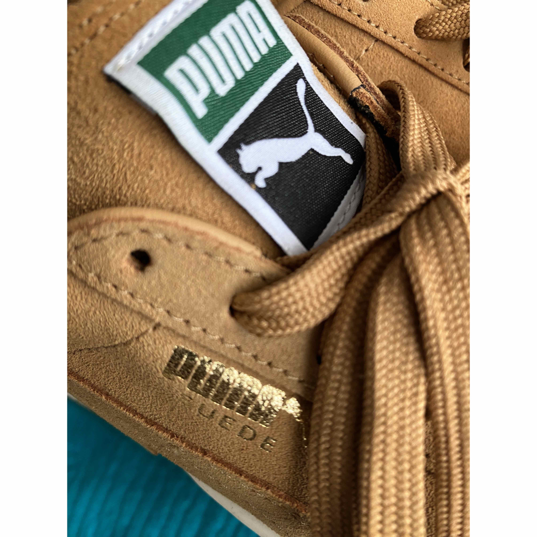 PUMA(プーマ)のPUMA スウェード レザー スニーカー ベージュ フリンジ タッセル 23.5 レディースの靴/シューズ(スニーカー)の商品写真