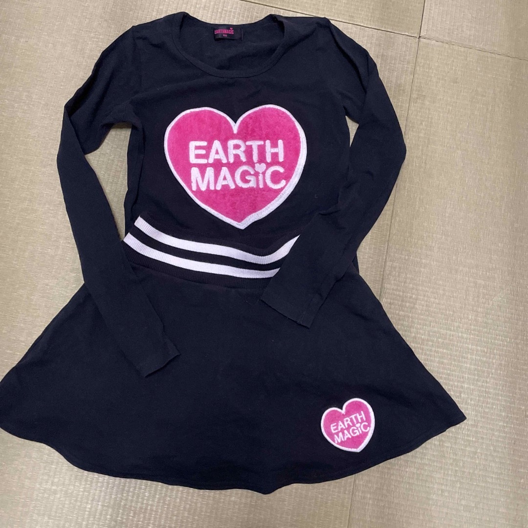 EARTHMAGIC(アースマジック)のまるこ様 専用 EARTHMAGIC セットアップ 160cm キッズ/ベビー/マタニティのキッズ服女の子用(90cm~)(スカート)の商品写真