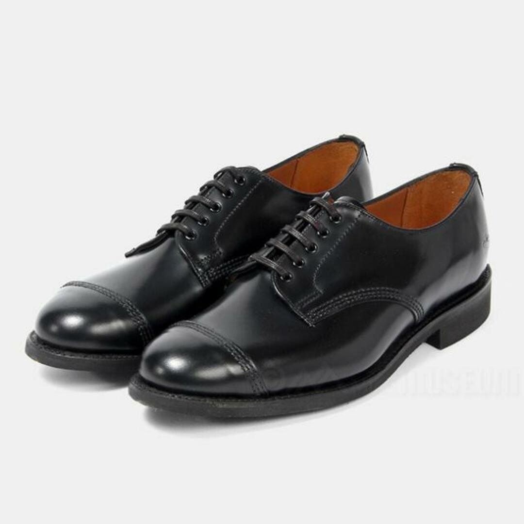 【新品未使用】 SANDERS サンダース 革靴 ドレスシューズ レザーシューズ MILITARY DERBY SHOE ビジネス 1128 【UK6.5(25.5cm)/BLACK】