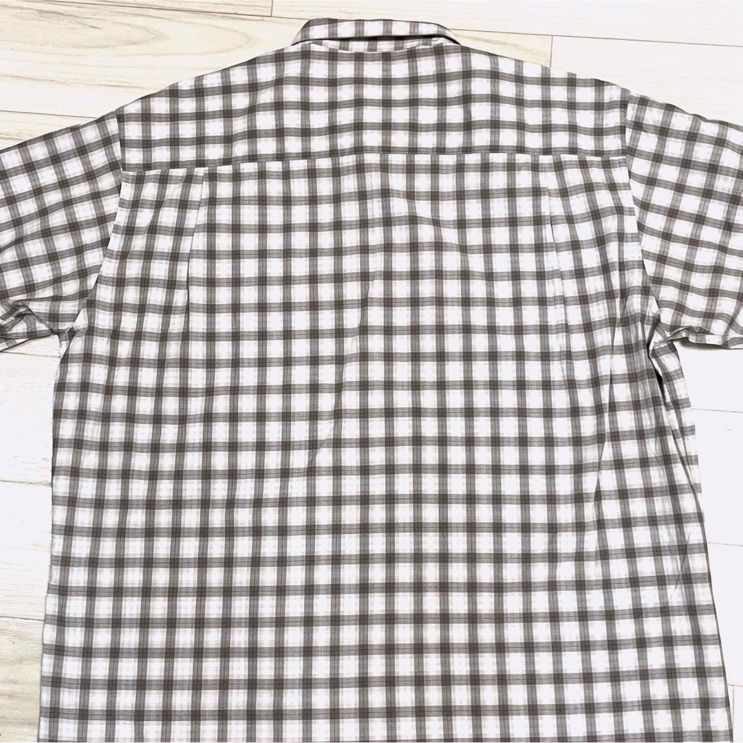 【used】Papas パパス チェックシャツ コットン size M  日本製