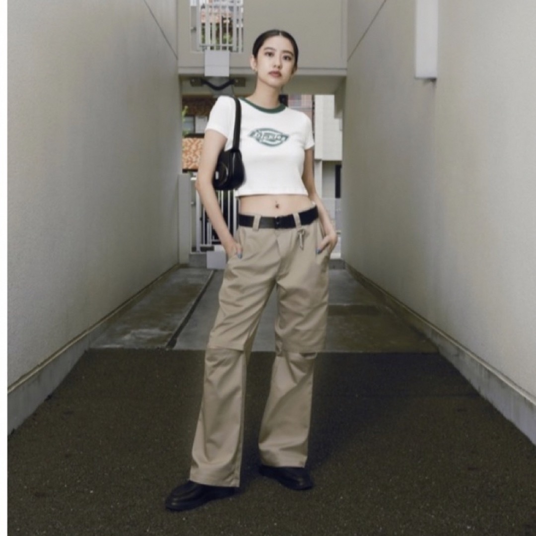 完売商品　moussy × dickies knee slitパンツ