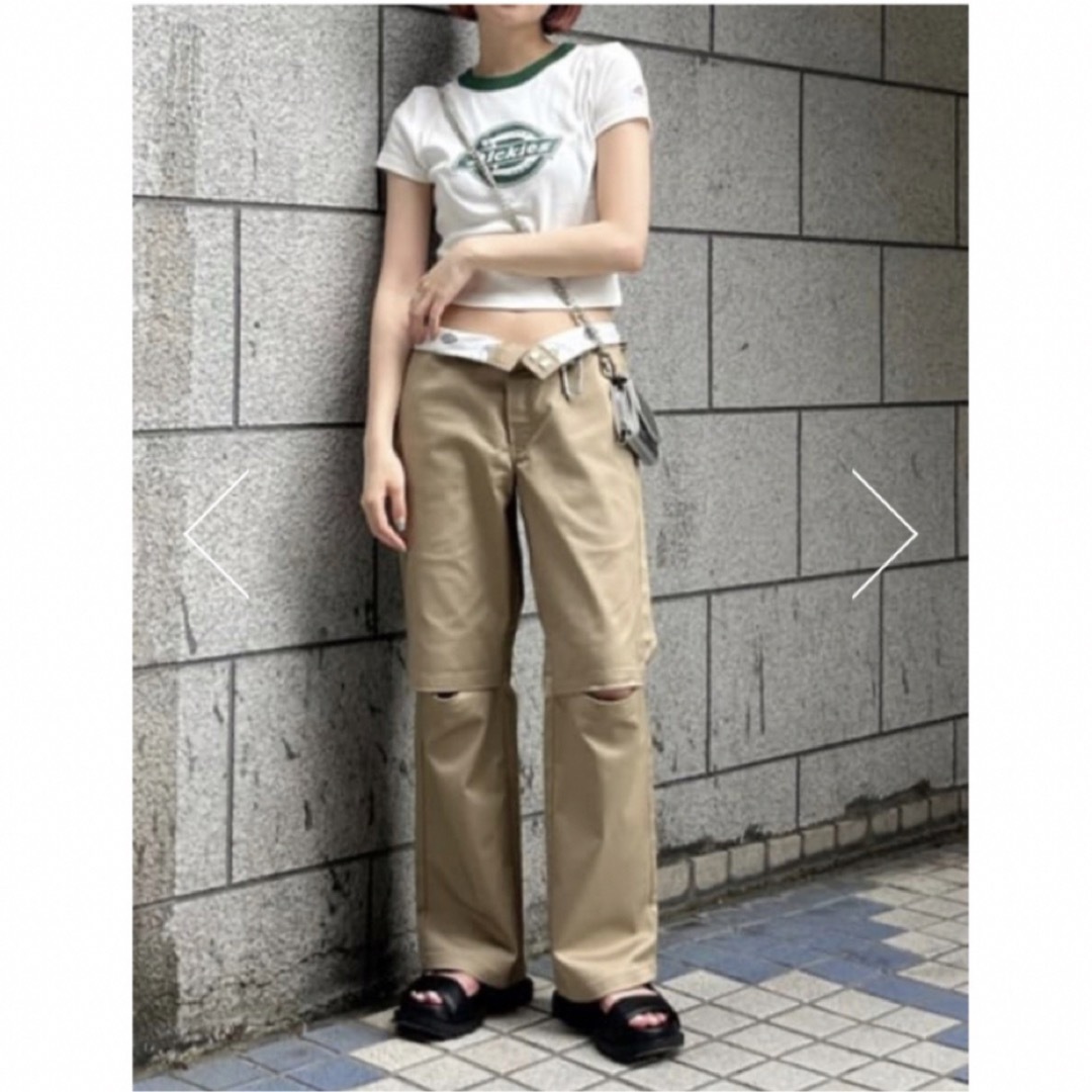 moussy - MOUSSY×DICKIES（R）KNEE SLIT パンツの通販 by n&k