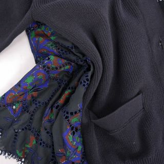 sacai - 美品 サカイ Sacai ニット カーディガン ロングスリーブ