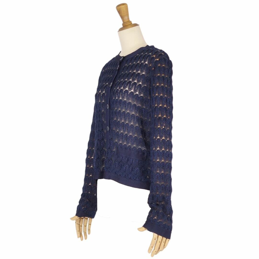 美品 ミッソーニ MISSONI ニット カーディガン ロングスリーブ 総柄