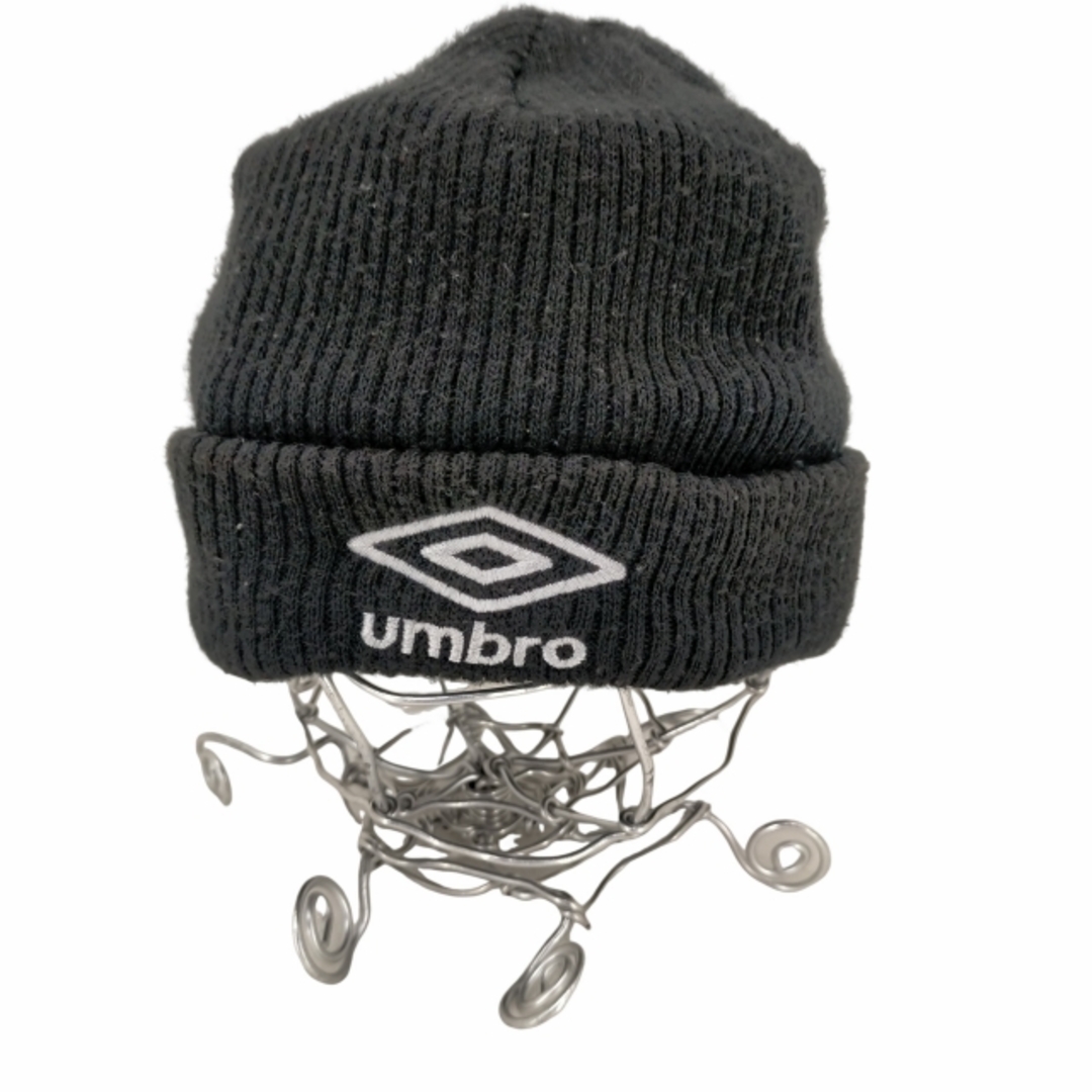 UMBRO アンブロ ビーニー ニット帽 刺繍ロゴ y2k - ニットキャップ