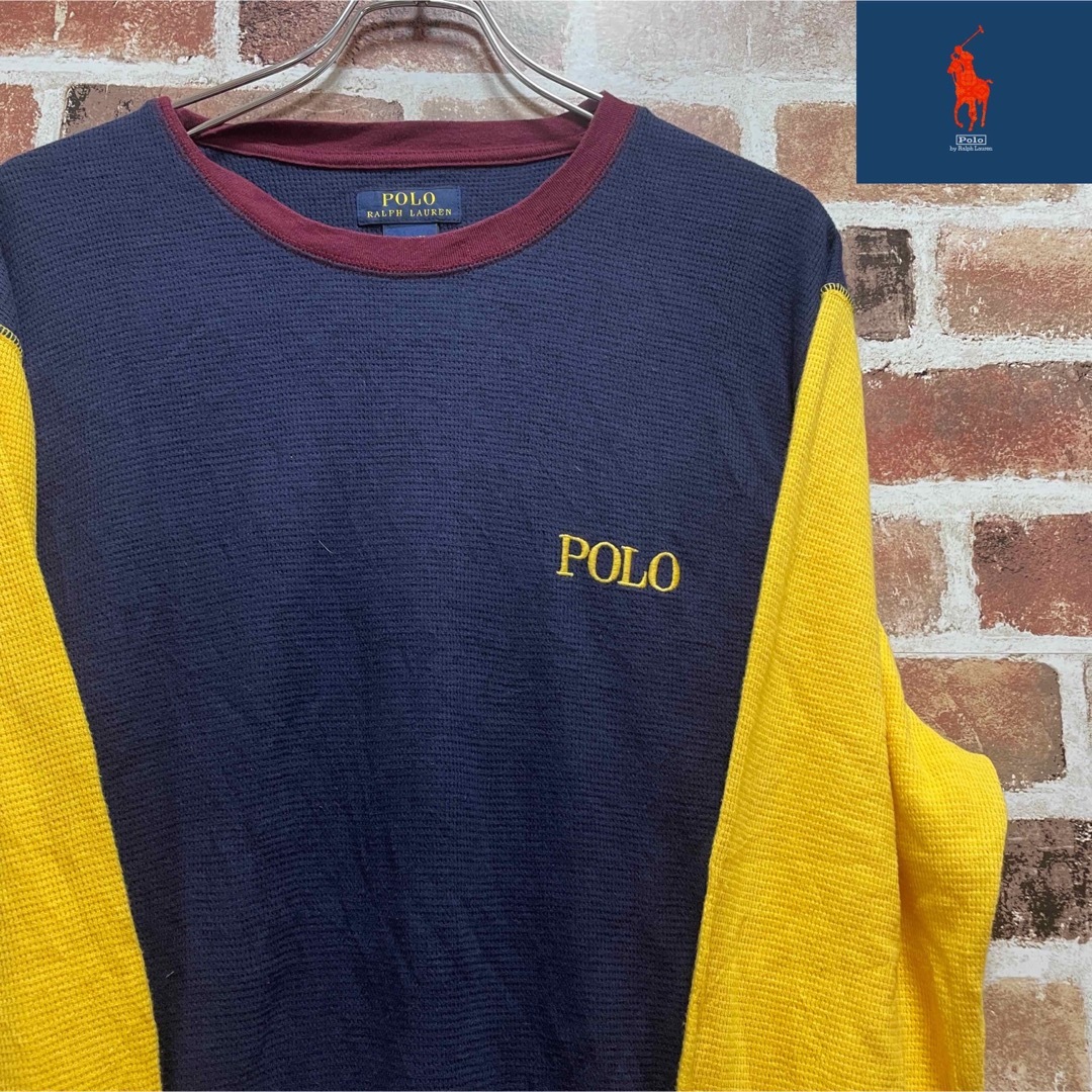 POLO RALPH LAUREN(ポロラルフローレン)の超レア❗️ポロ　ラルフローレン  ロング　Tシャツ❗️ メンズのトップス(Tシャツ/カットソー(七分/長袖))の商品写真