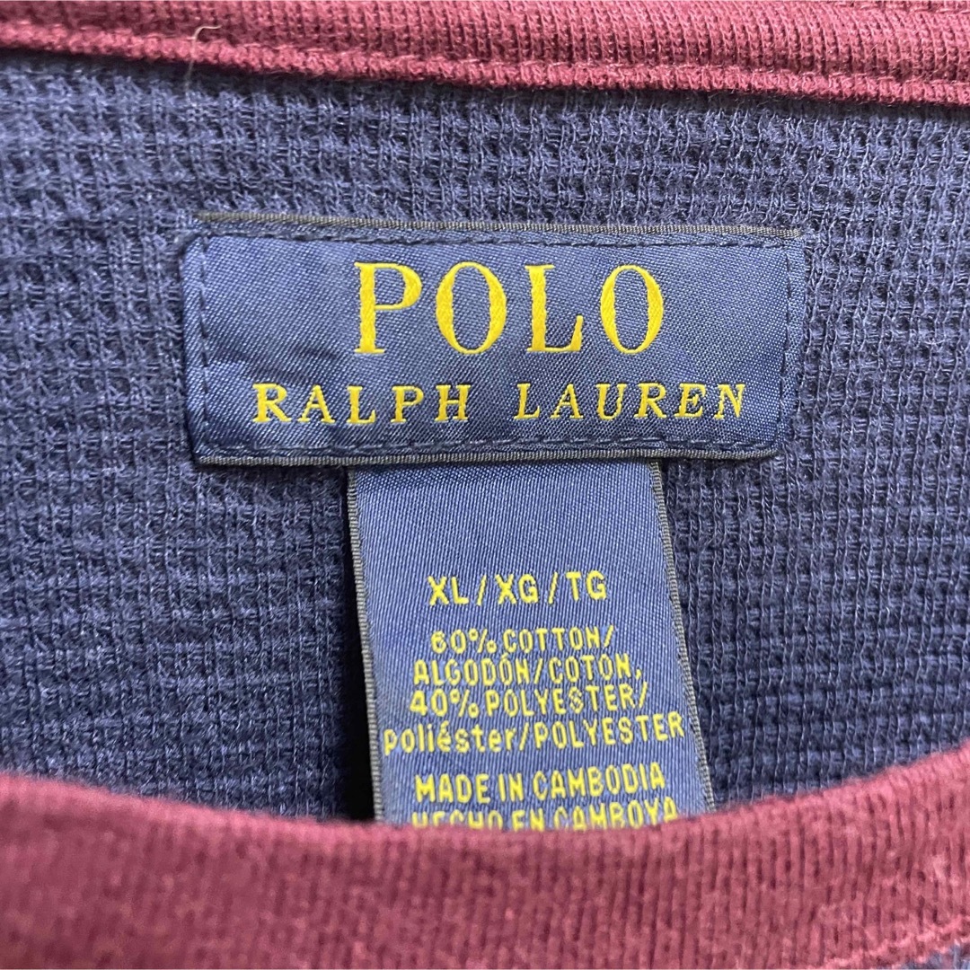 POLO RALPH LAUREN(ポロラルフローレン)の超レア❗️ポロ　ラルフローレン  ロング　Tシャツ❗️ メンズのトップス(Tシャツ/カットソー(七分/長袖))の商品写真