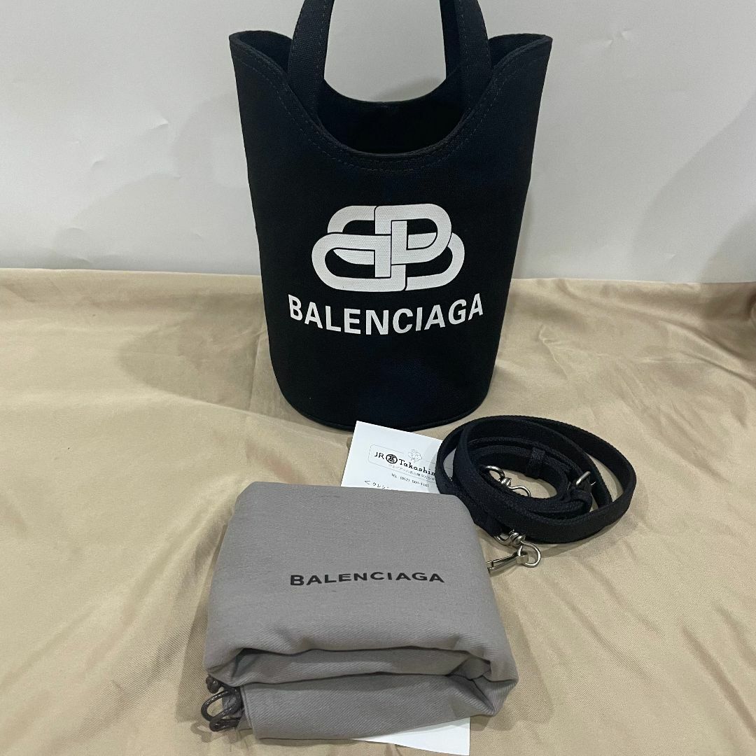 Balenciaga - ☆BALENCIAGAバレンシアガ☆WAVEバケットトートバッグXS