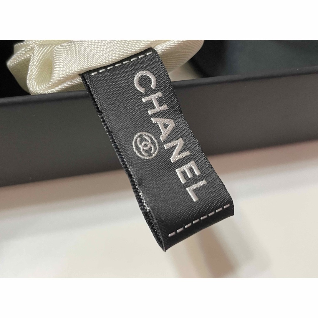 新作　CHANEL シャネル　リボン　シュシュ　ヘアアクセサリー　ブラック　新品