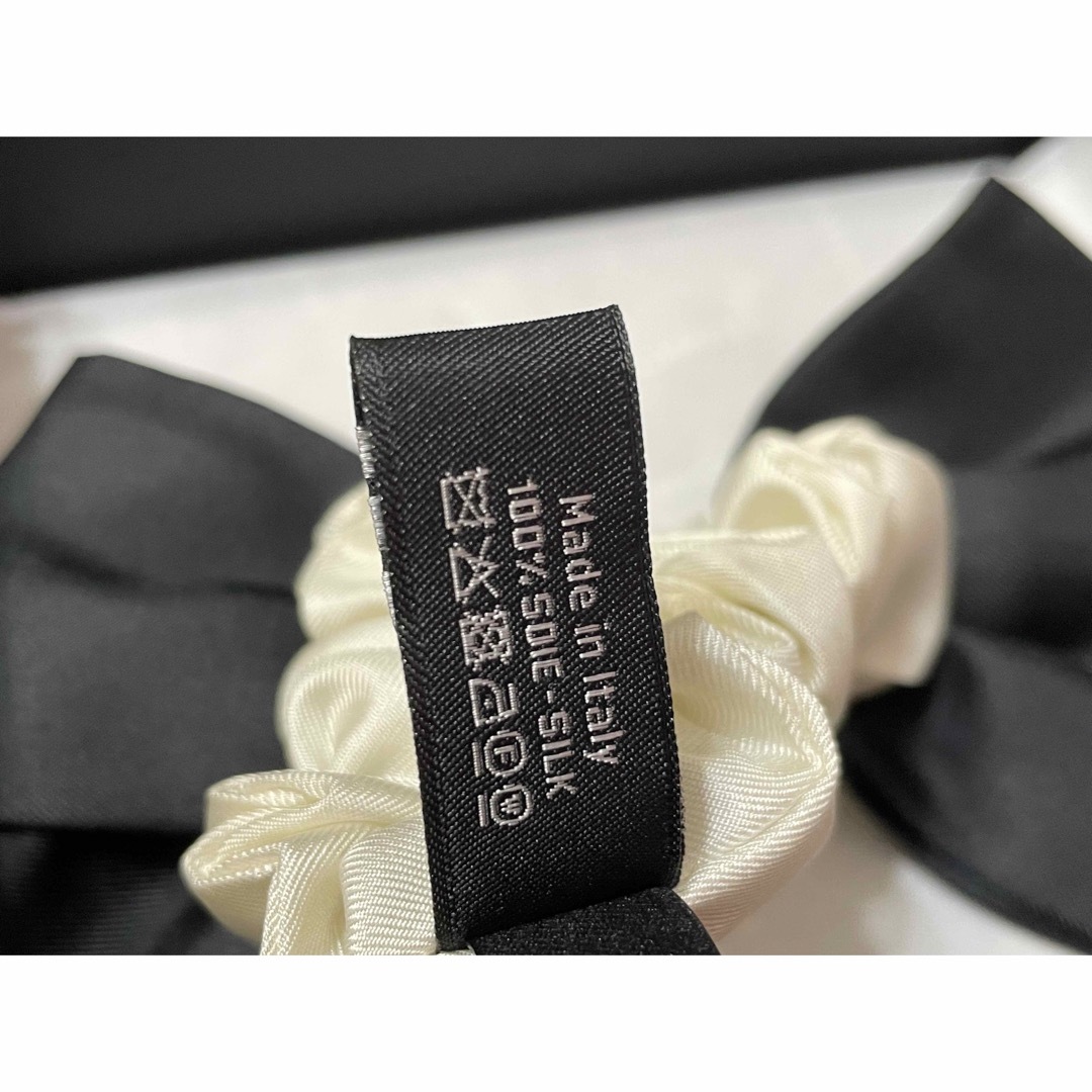 CHANEL シャネル リボン シュシュ ヘアアクセサリー ブラック 新品 限定 CHANEL シャネル リボン シュシュ ヘアアクセサリー ブラック 新品 限定