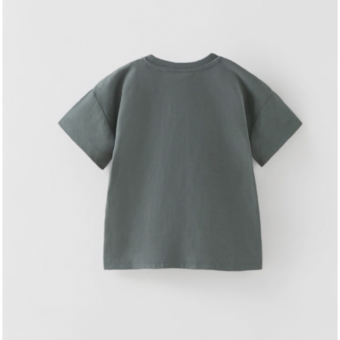 ZARA KIDS(ザラキッズ)のzaraザラ ポケットプリントTシャツ 男女兼用 98cm キッズ/ベビー/マタニティのキッズ服男の子用(90cm~)(Tシャツ/カットソー)の商品写真