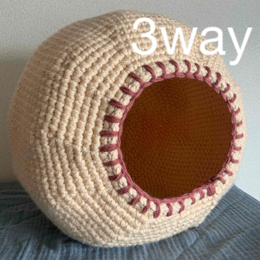猫ベッド 猫ちぐら ハンドメイド かぎ針 - 猫 猫ベッド 猫ちぐら ハンドメイド かぎ針 - 猫