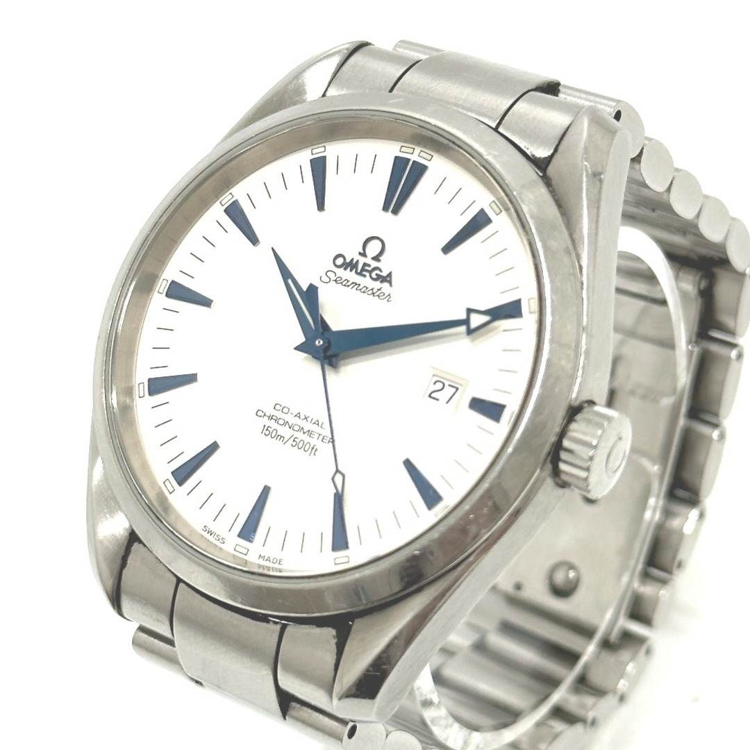 オメガ OMEGA シーマスター アクアテラ コーアクシャル  2502.33 自動巻き 腕時計 SS シルバーアナログ表示カレンダータイプ
