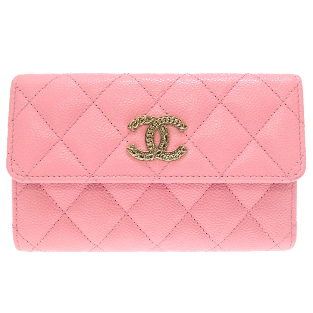 ☆CHANEL☆ピンクミディアム財布