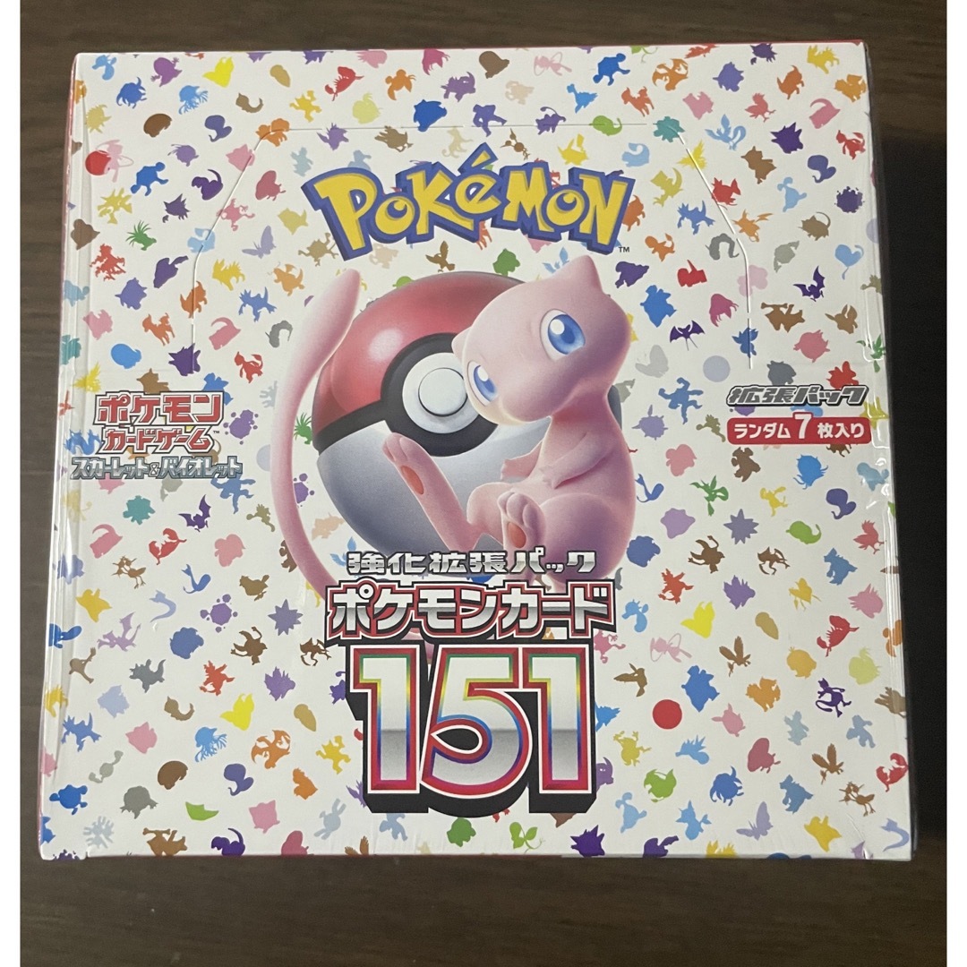 ポケモン(ポケモン)の【シュリンク付き】ポケモンカード 151 1ボックス エンタメ/ホビーのトレーディングカード(Box/デッキ/パック)の商品写真