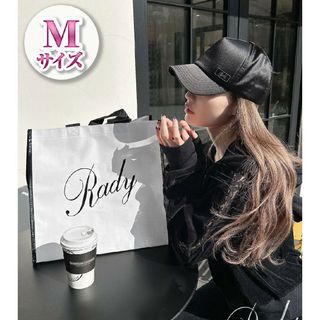 レディー(Rady)のRady バイカラービニールエコバッグ M(トートバッグ)