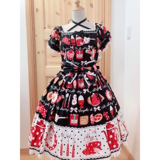 アンジェリックプリティー(Angelic Pretty)の【美品】キッチンツール柄ワンピース(ひざ丈ワンピース)