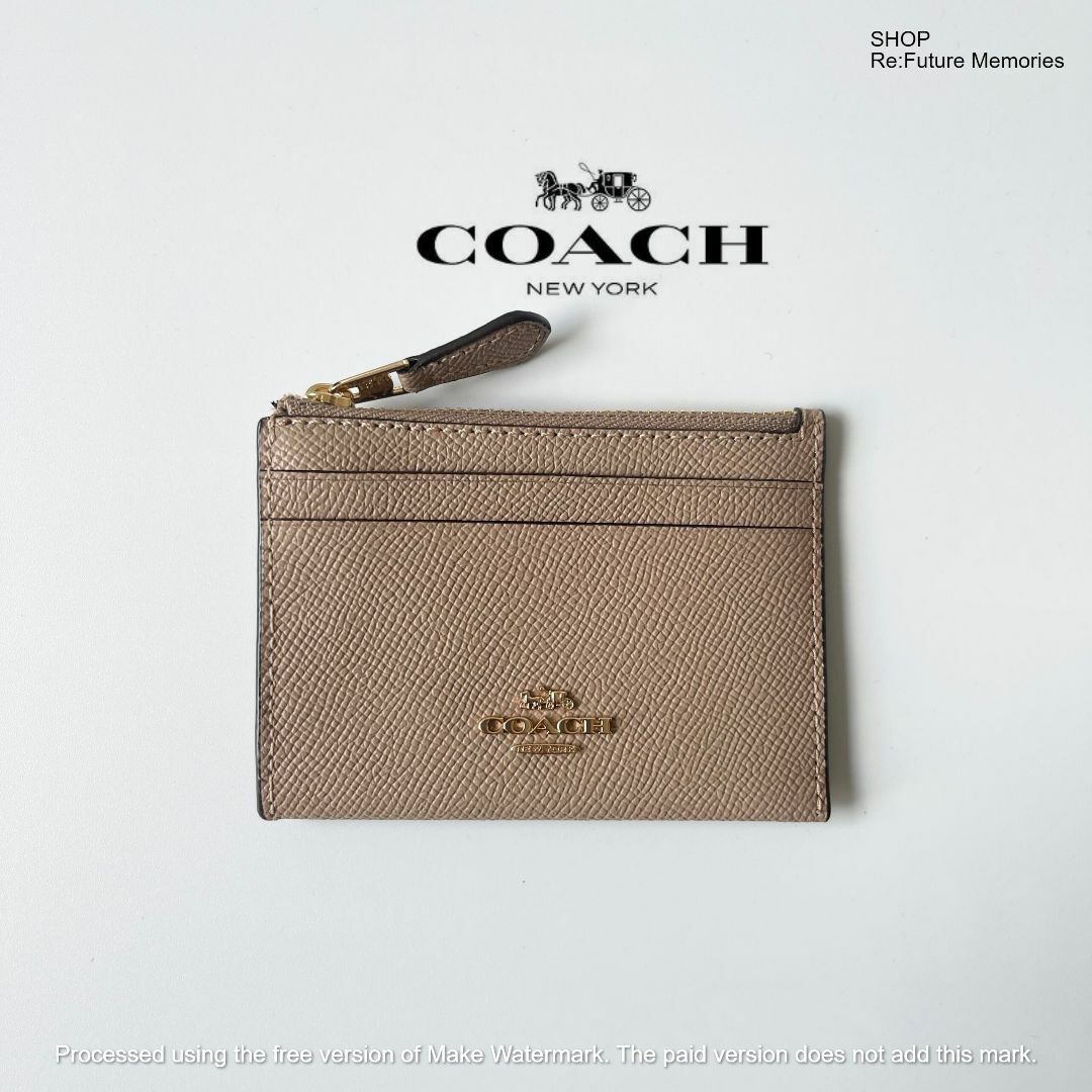 COACH   正規品 新品 コーチ コインケース カードケース キーリング付