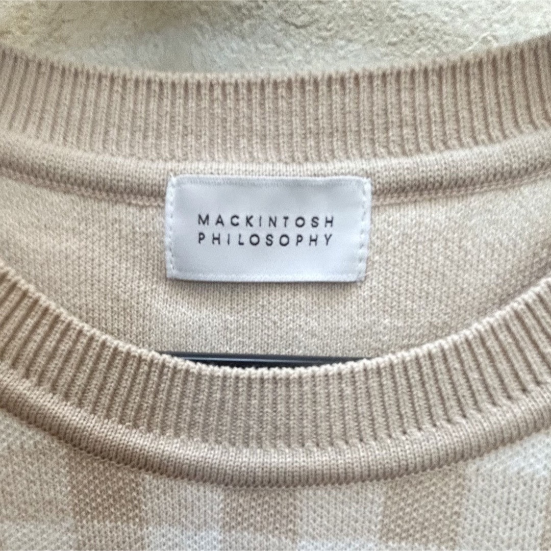 MACKINTOSH PHILOSOPHY(マッキントッシュフィロソフィー)のマッキントッシュ ギンガムチェックプルオーバー レディースのトップス(シャツ/ブラウス(半袖/袖なし))の商品写真