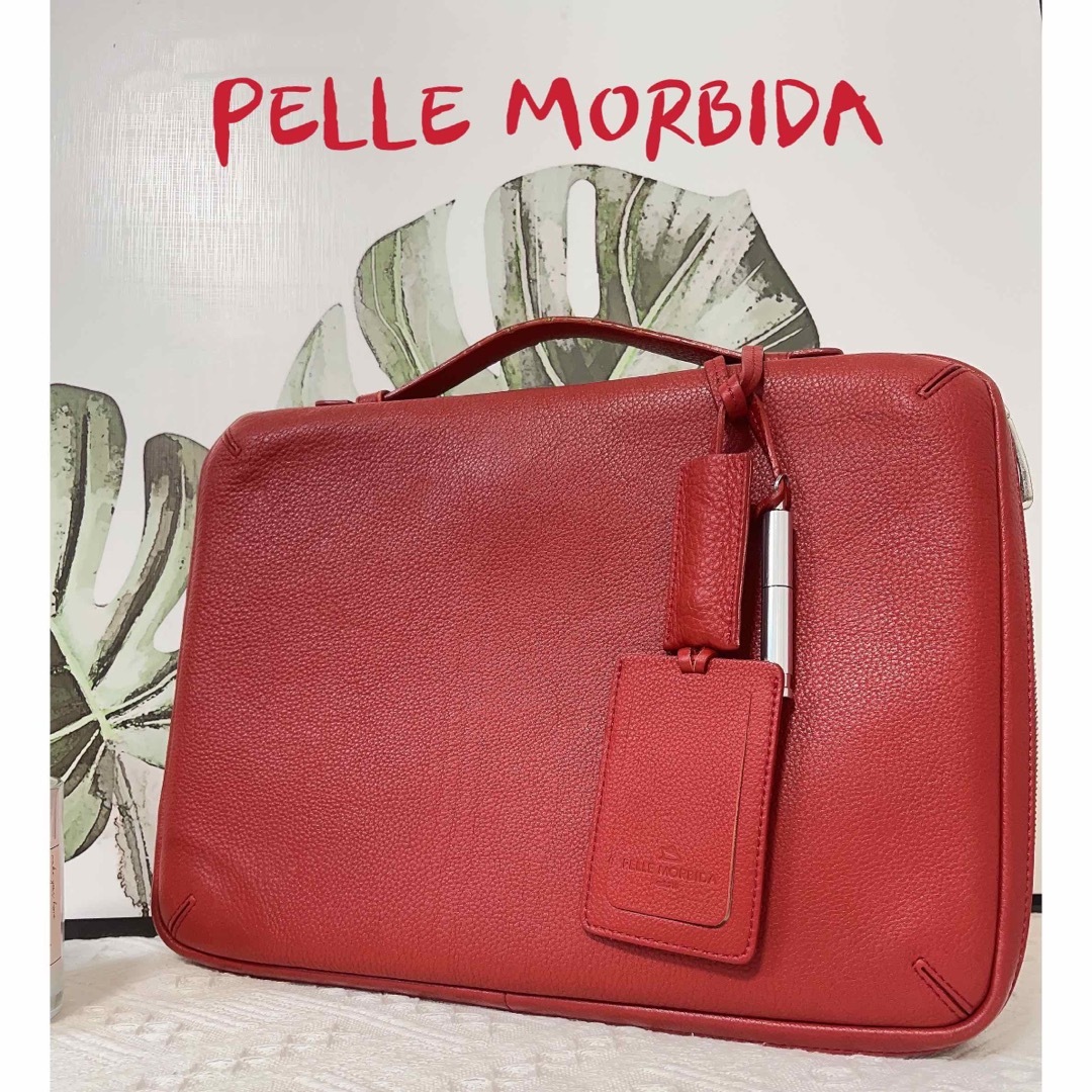 PELLE MORBIDA  レザークラッチケース 希少色