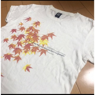 グラニフ(Design Tshirts Store graniph)のグラニフオレンジモミジT(Tシャツ/カットソー(半袖/袖なし))